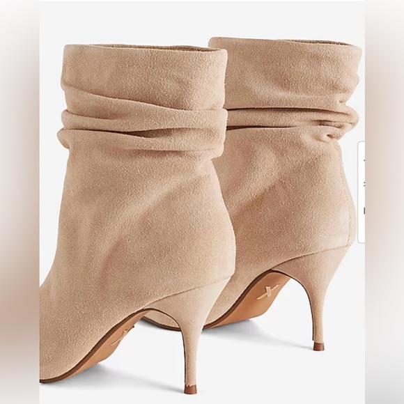 Brian Atwood x Express Suede Slouch Boots - Picture 2 of 4